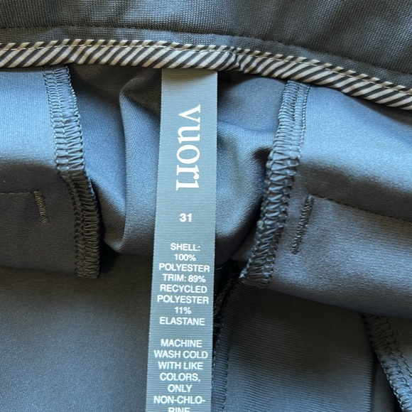 VUORI Meta Short 8 inch Mens Charcoal Grey Chino Pockets Stretch Sz 31 - Picture 7 of 10